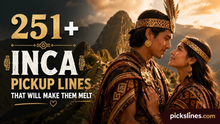 Inca Pickup Lines