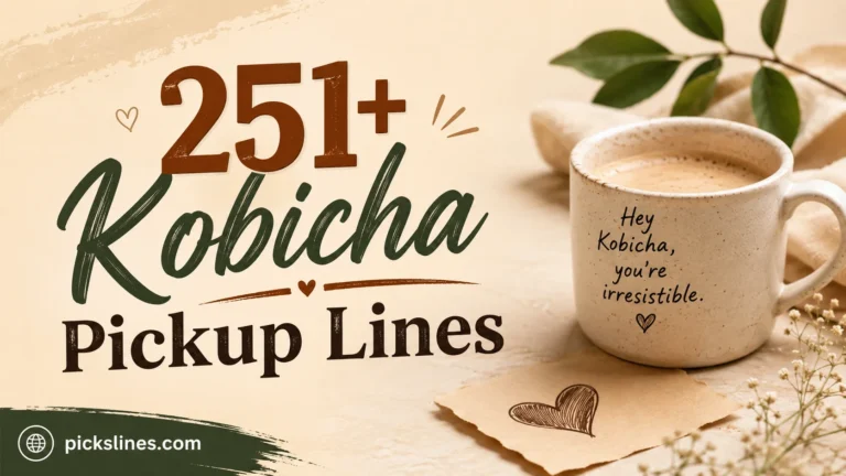 Kobicha Pickup Lines