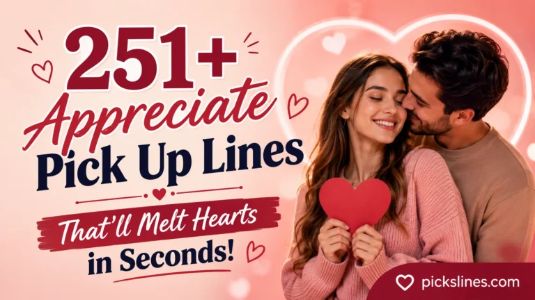 Appreciate Pick Up Lines