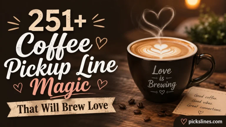 Coffee Pickup Line