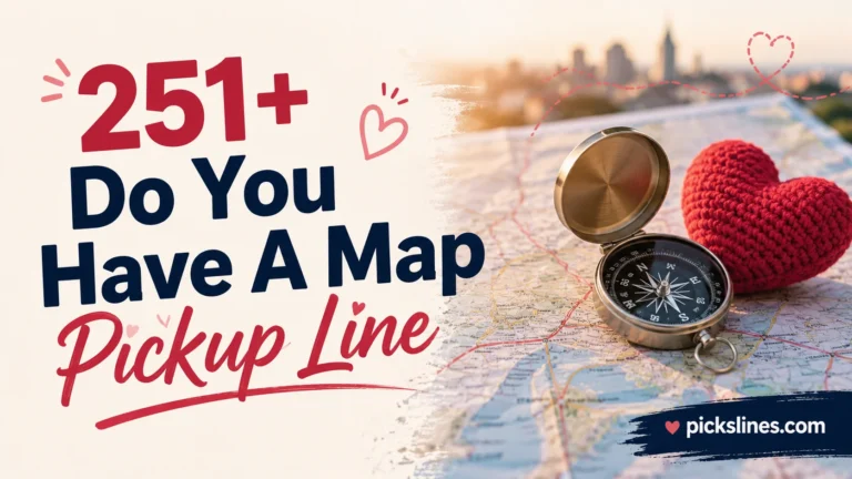 Do You Have A Map Pickup Line