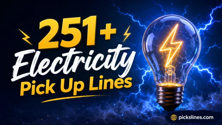 Electricity Pick Up Lines