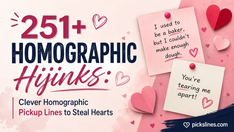 Homographic Pickup Lines