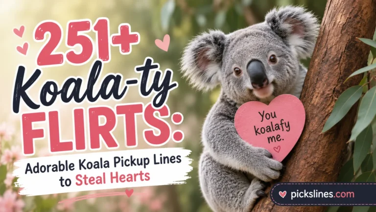Koala Pickup Lines