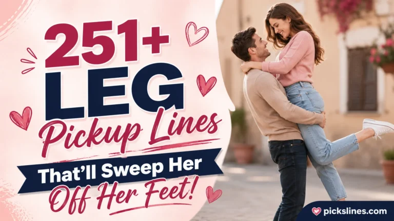 Leg Pickup Lines