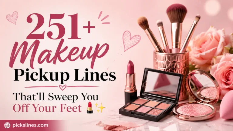 Makeup Pickup Lines