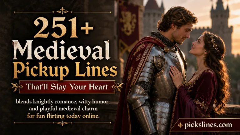 Medieval Pickup Lines