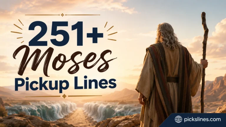 Moses Pickup Lines