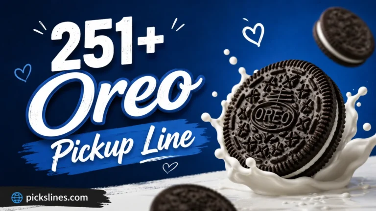 Oreo Pickup Line