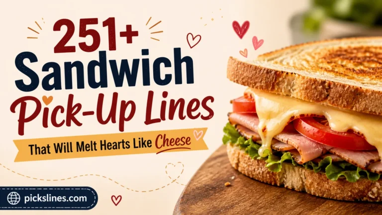 Sandwich Pick-Up Lines