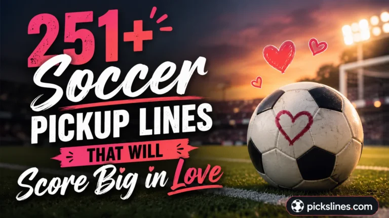 Soccer Pickup Lines