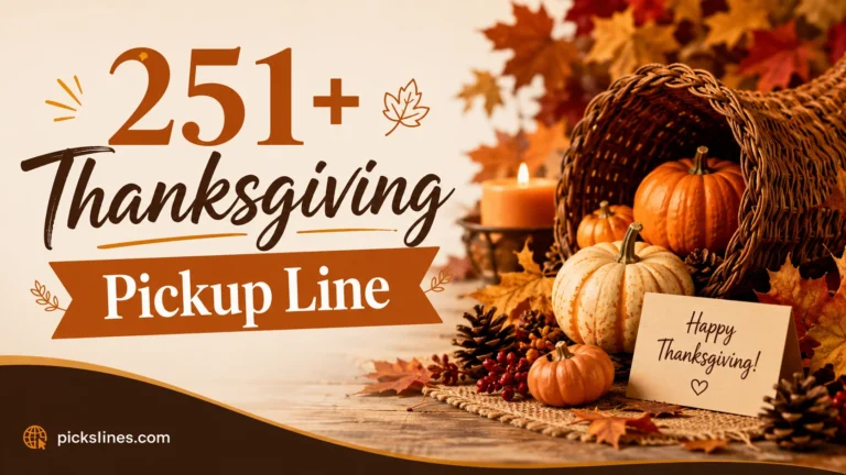 Thanksgiving Pickup Line