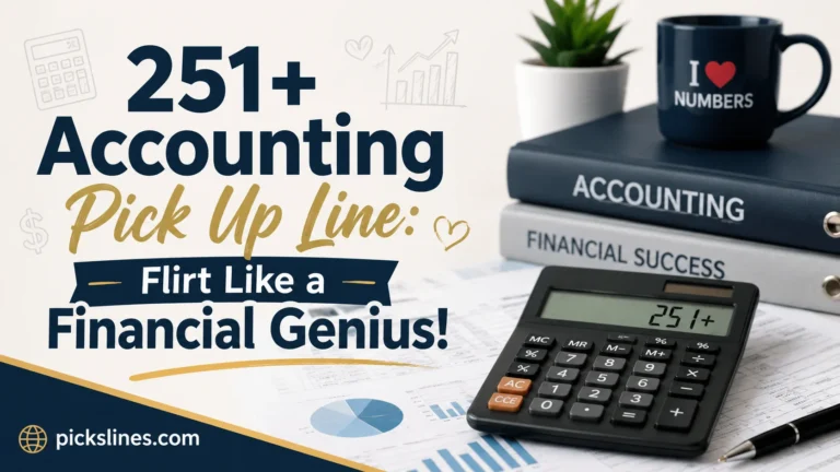Accounting Pick Up Line