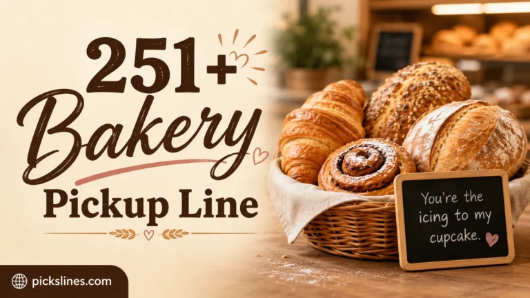 Bakery Pickup Line