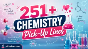 Chemistry Pick-Up Lines