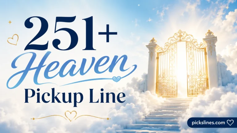 Heaven Pickup Line