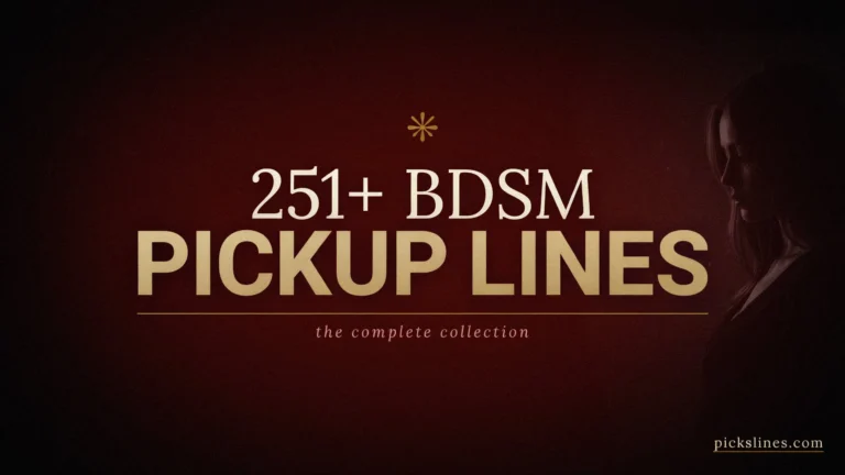 BDSM Pickup Line