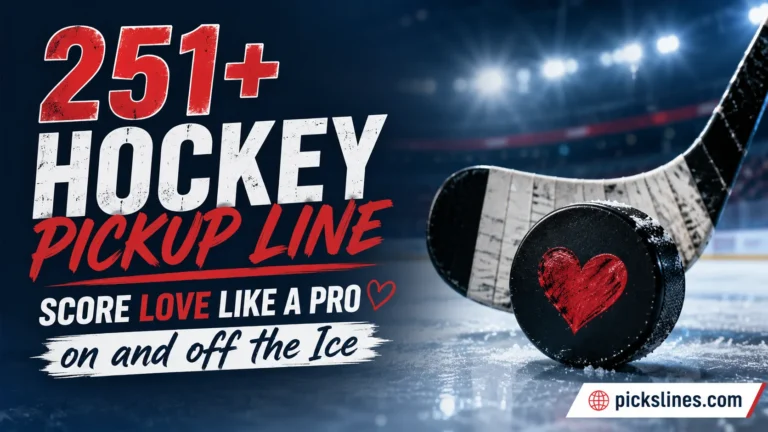 Hockey Pickup Line