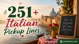 Italian Pickup Lines