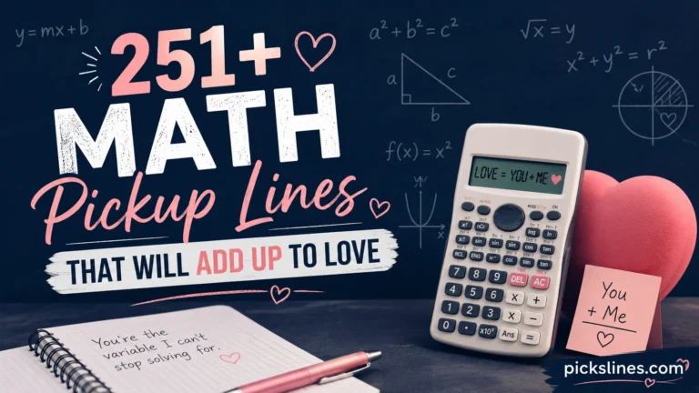 Math Pickup Lines