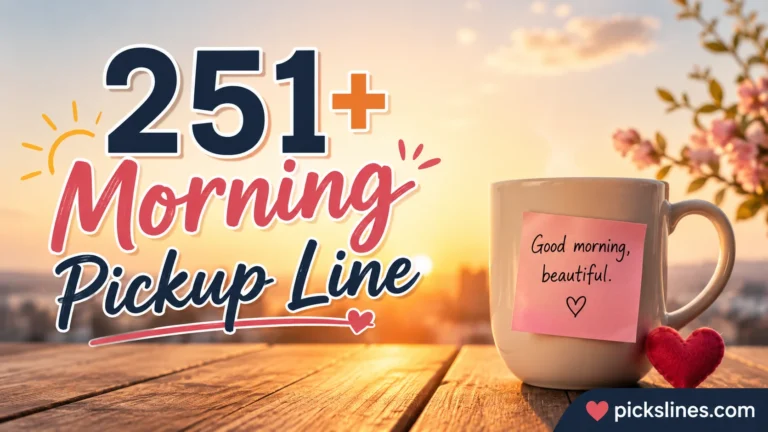 Morning Pickup Line