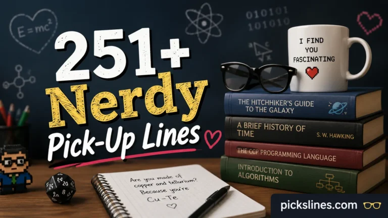 Nerdy Pick-Up Lines