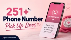 Phone Number Pick Up Lines