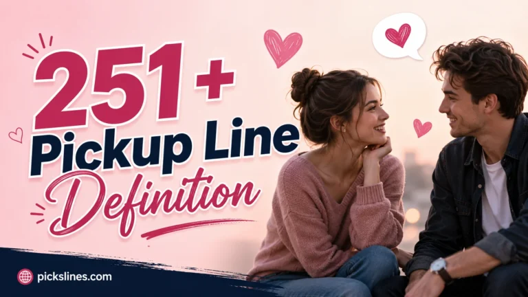 Pickup Line Definition