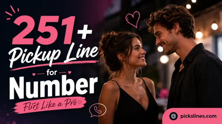 Pickup Line for Number Flirt Like a Pro