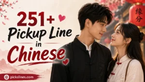 Pickup Line in Chinese 
