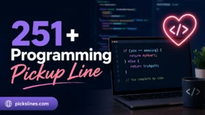 Programming Pickup Line