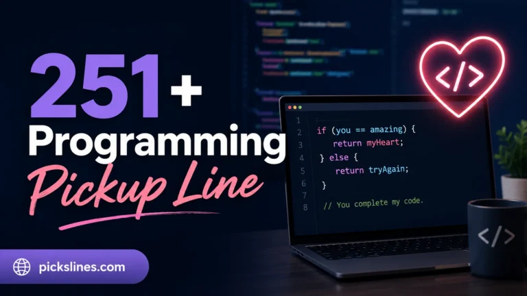Programming Pickup Line