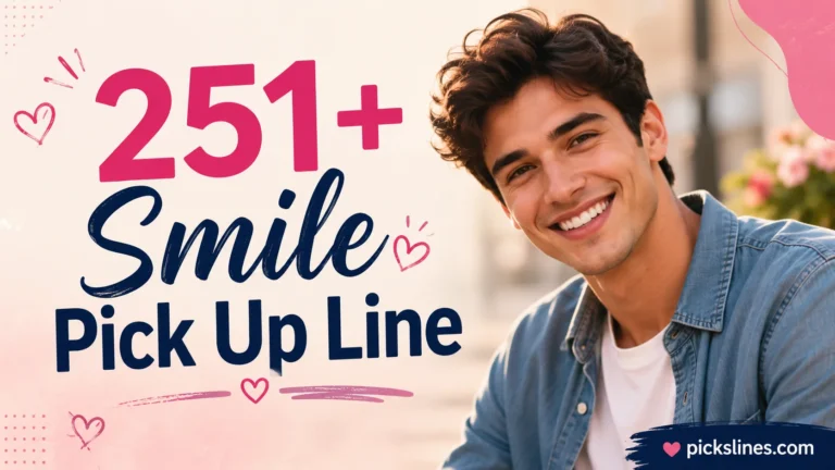Smile Pick Up Line