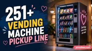 Vending Machine Pickup Line